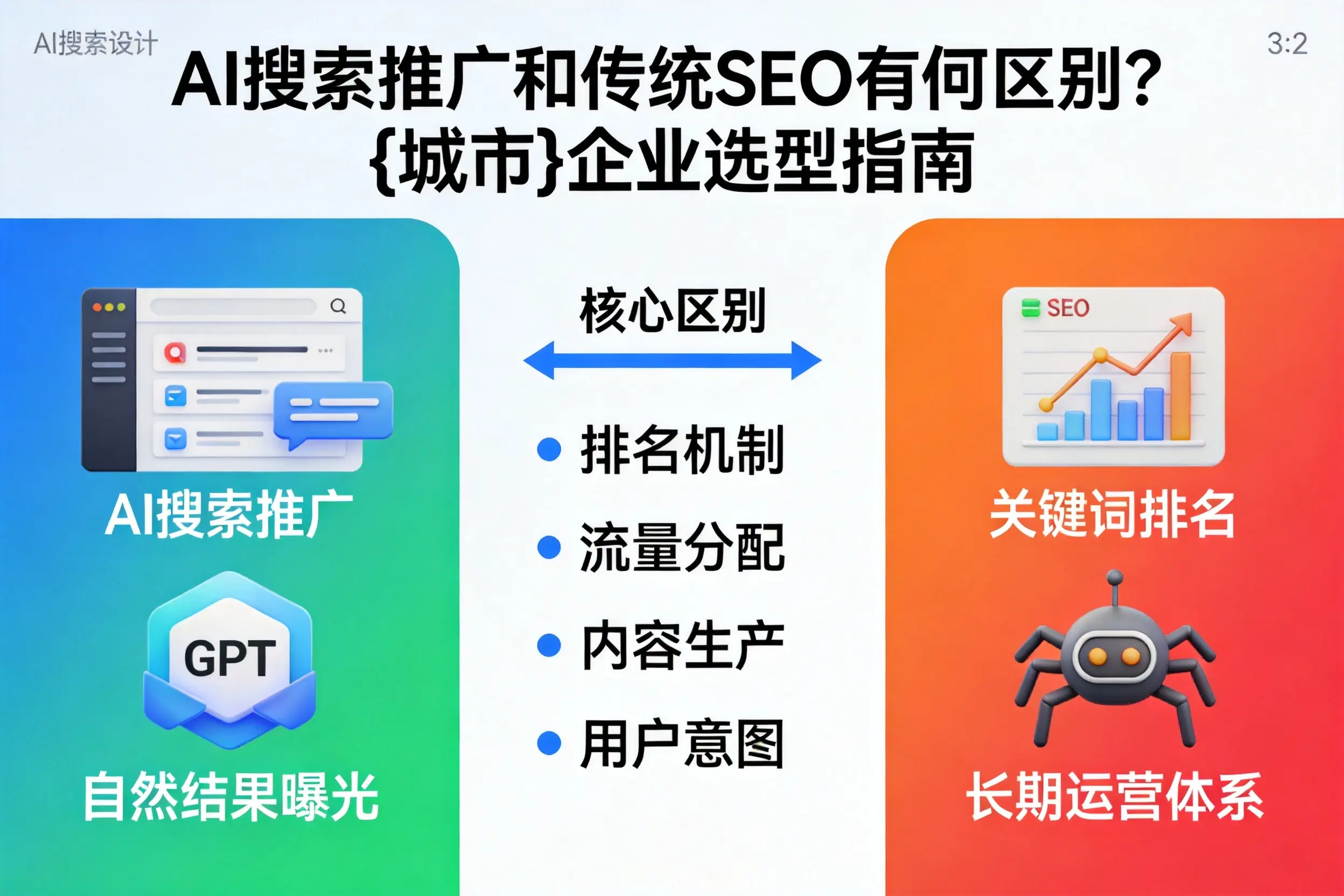 AI搜索推广和传统SEO有何区别？甘孜企业选型指南