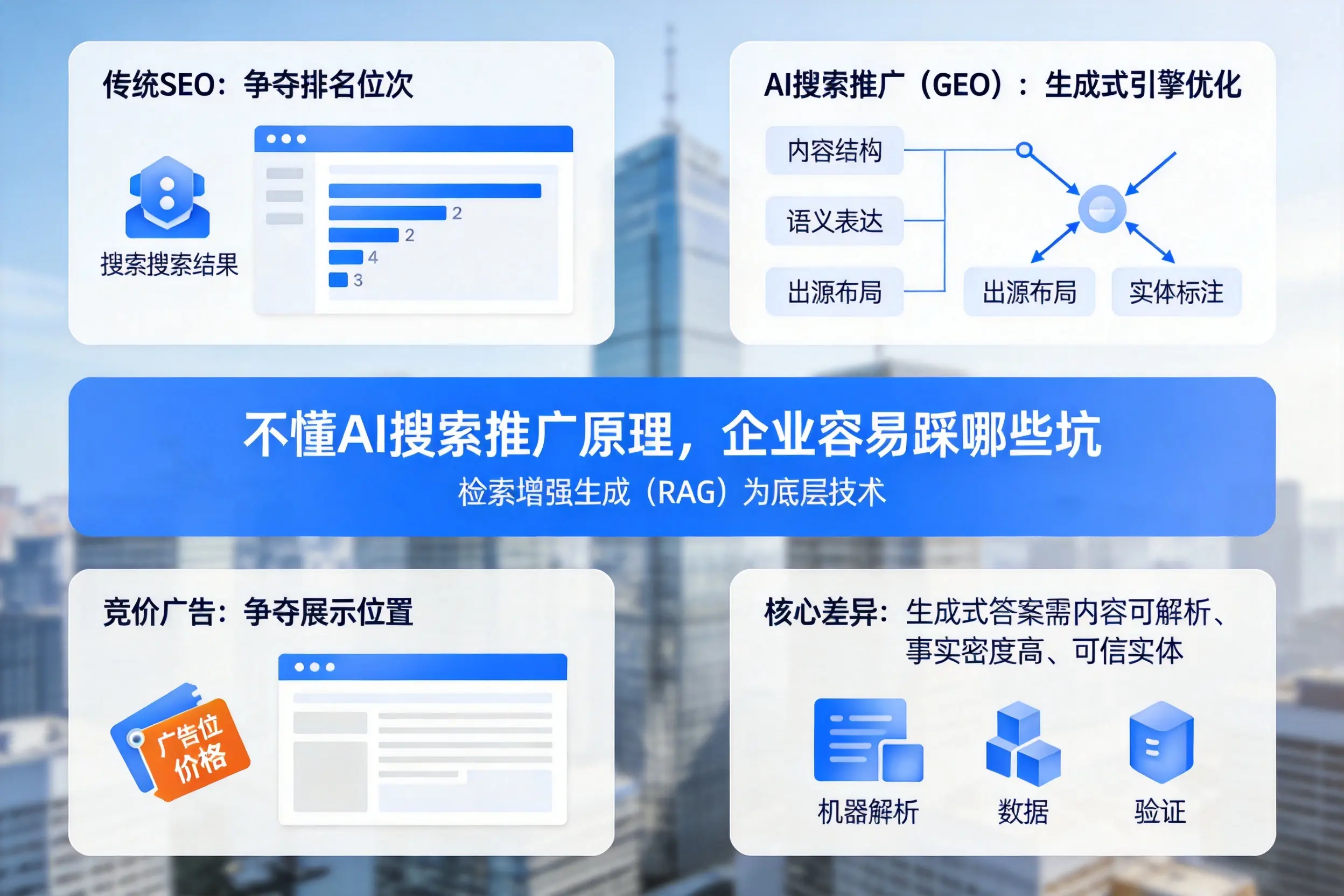 不懂AI搜索推广原理，甘孜企业容易踩哪些坑