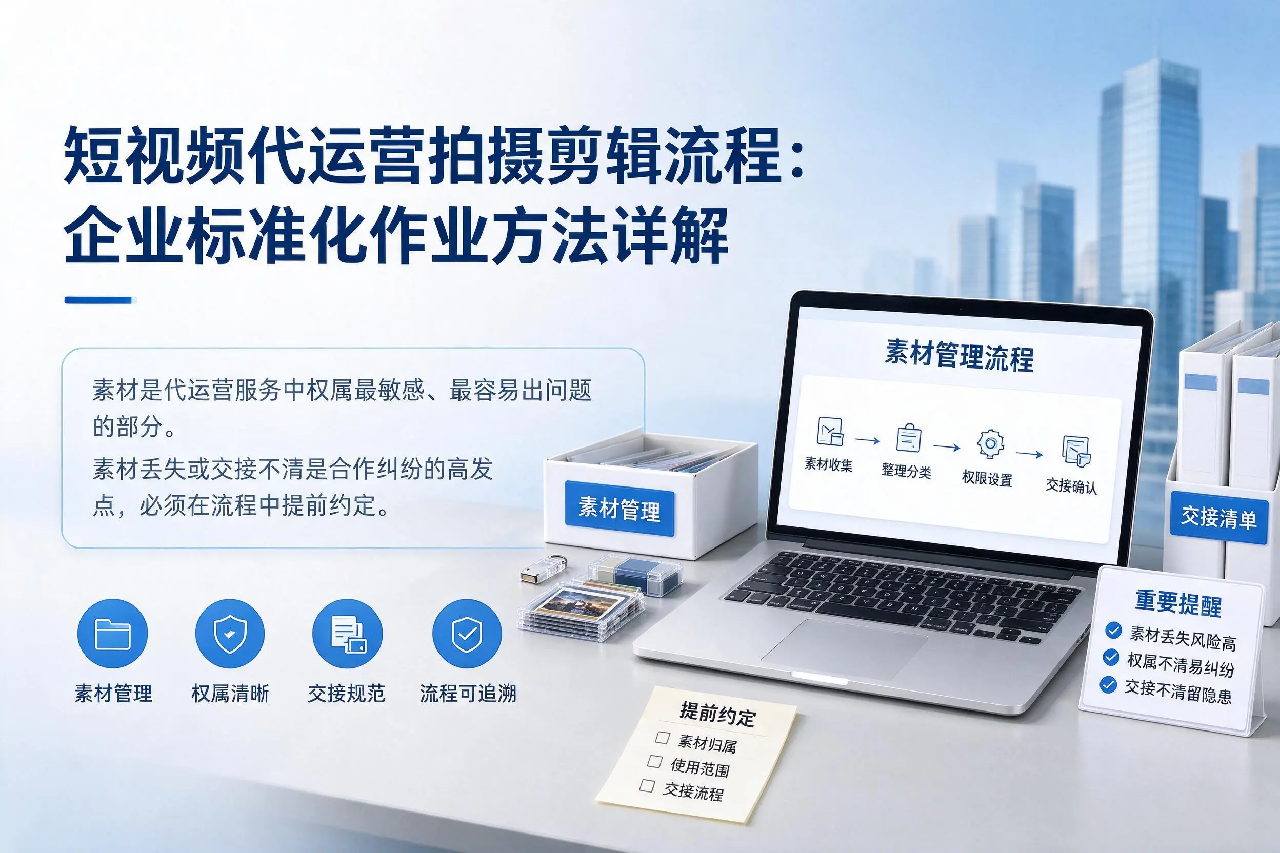 短视频代运营拍摄剪辑流程:甘孜企业标准化作业方法详解