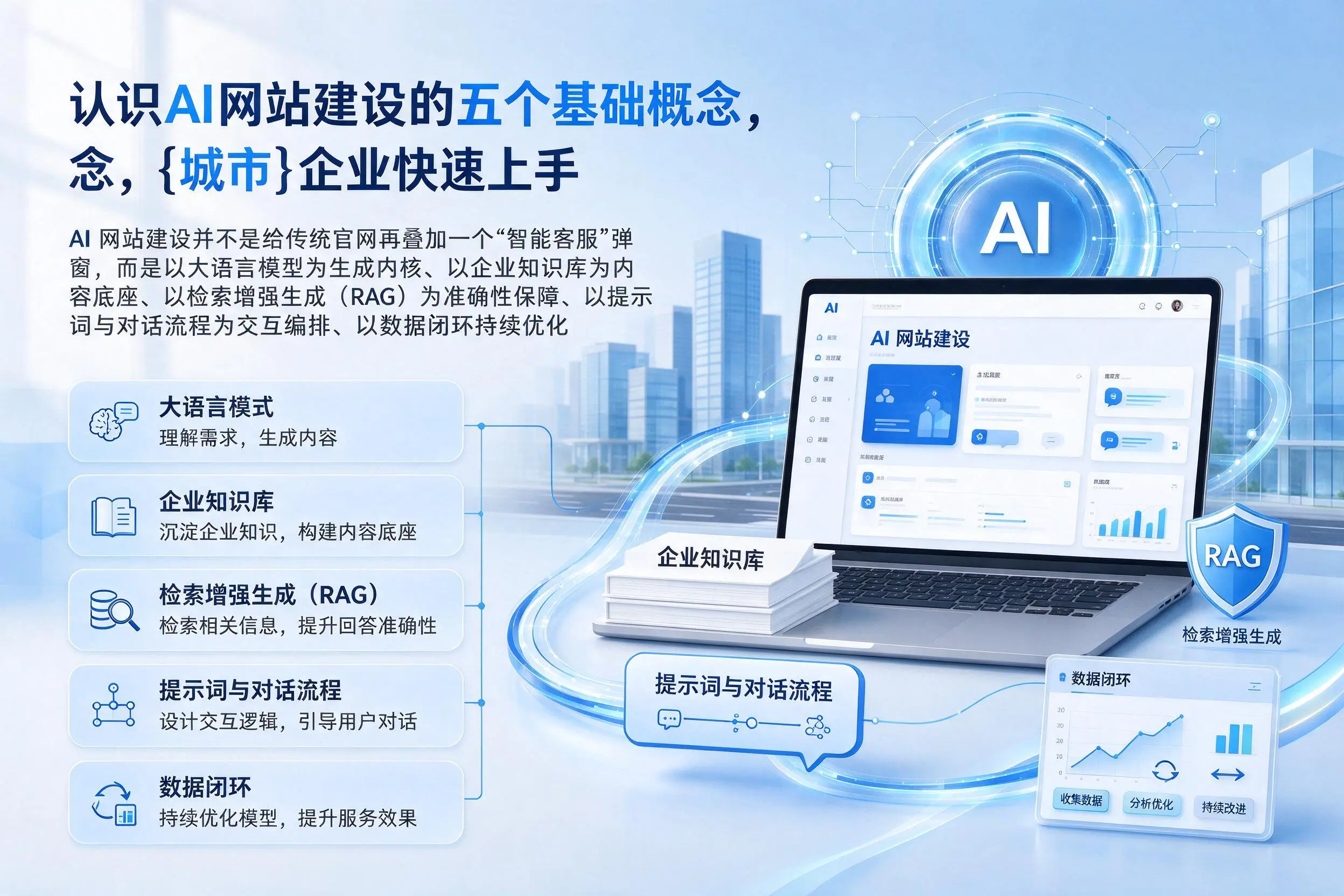 认识AI网站建设的五个基础概念，甘孜企业快速上手