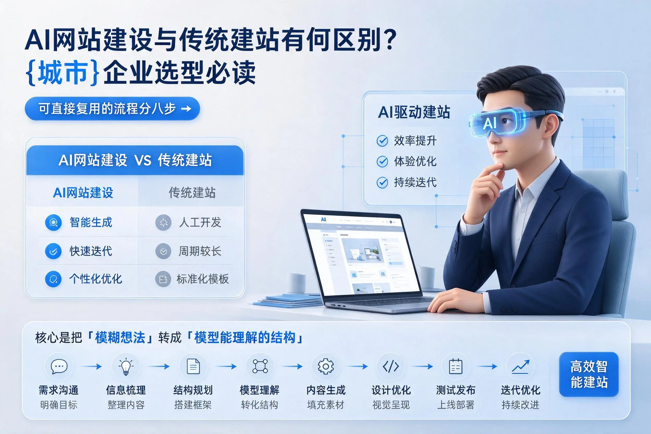 AI网站建设与传统建站有何区别？甘孜企业选型必读