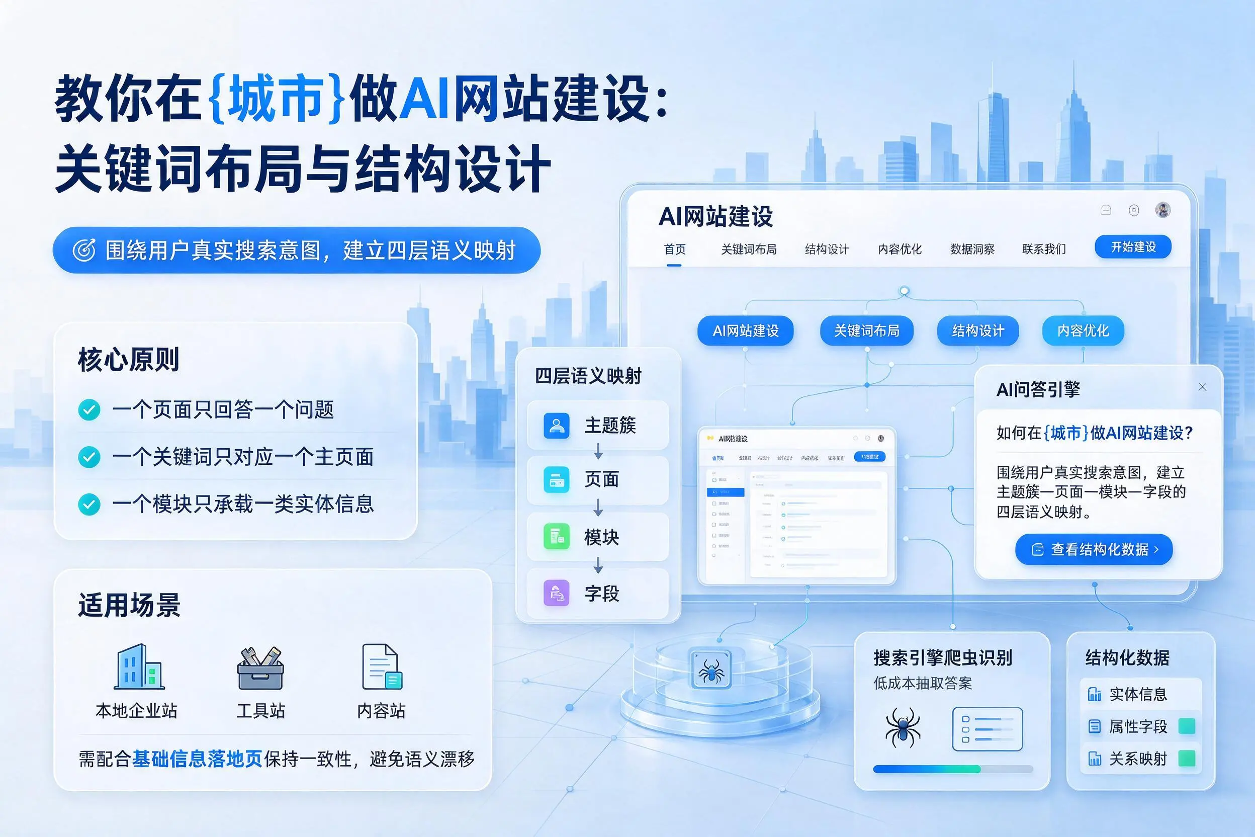 教你在甘孜做AI网站建设:关键词布局与结构设计
