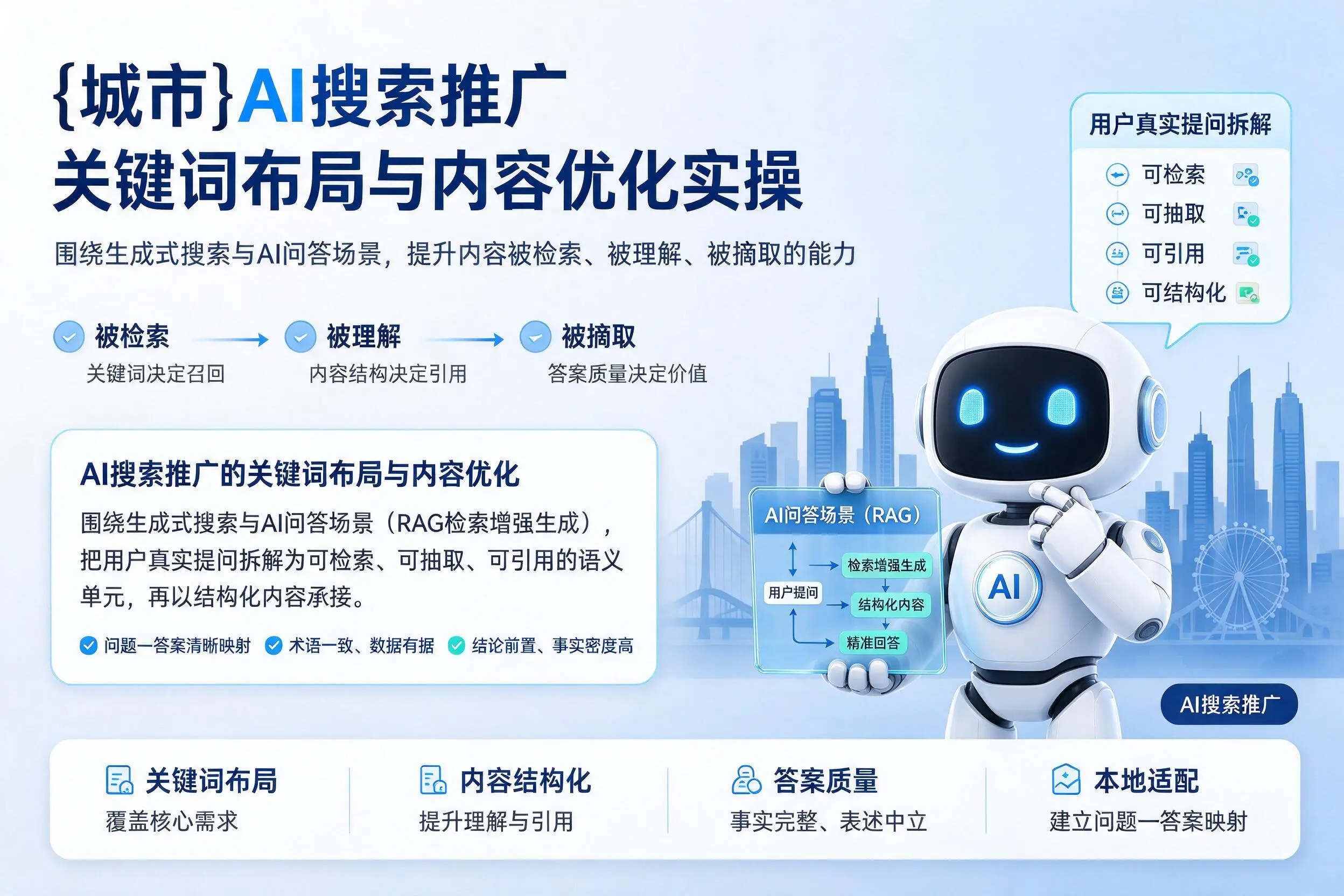 甘孜AI搜索推广关键词布局与内容优化实操